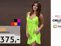 Aktuální akce - Luxusní noční košilka s volánky Fergie v šesti neodolatelných barvách se slevou 50%